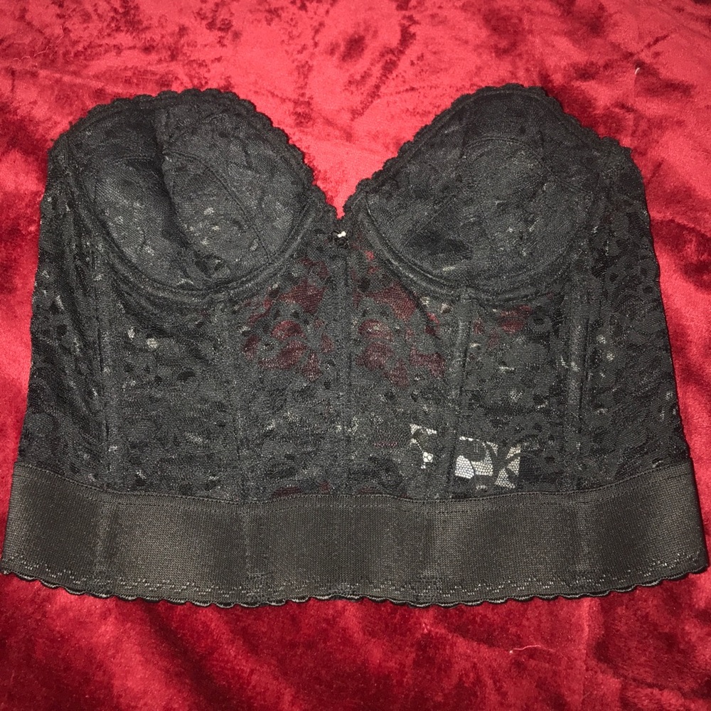 CUTE BLACK STRAPLESS GIRDLE