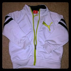 Puma White Jacket Size 2T