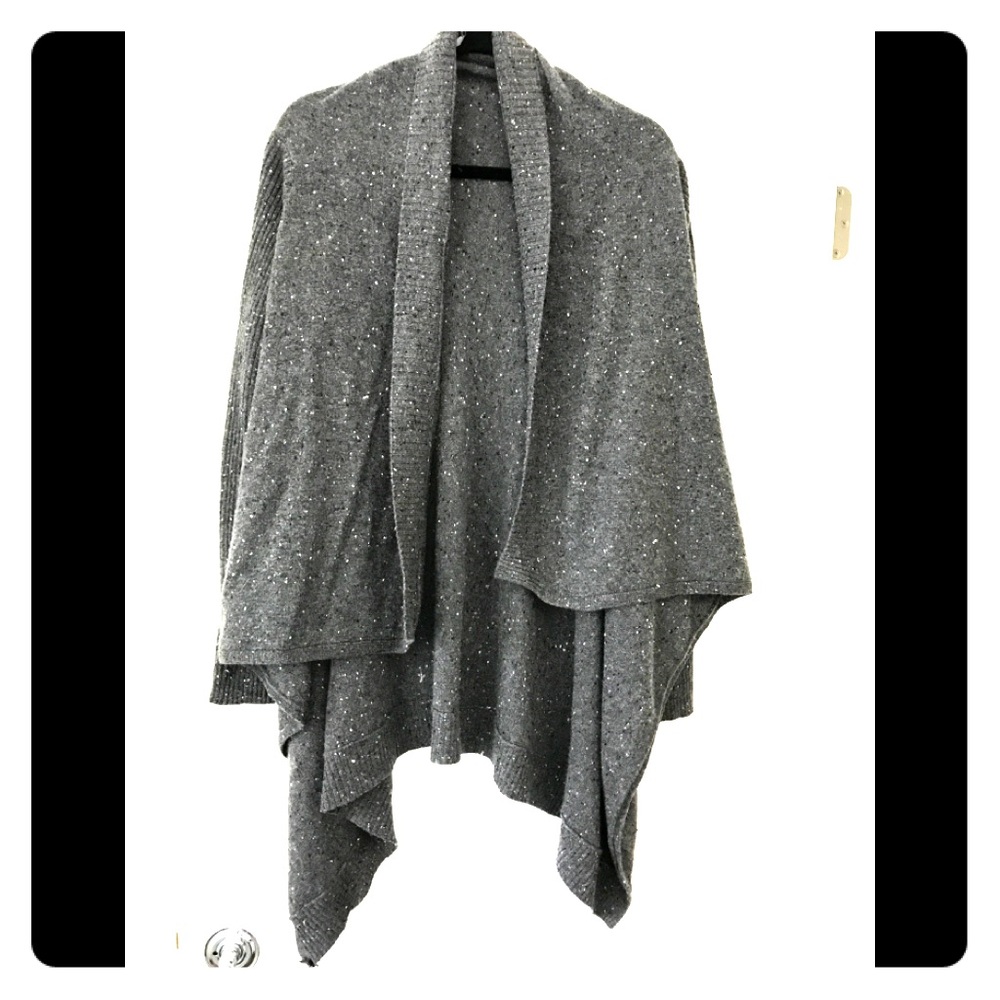 Cashmere waterfall sweater