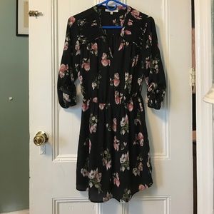 Chiffon with lining shirt dress