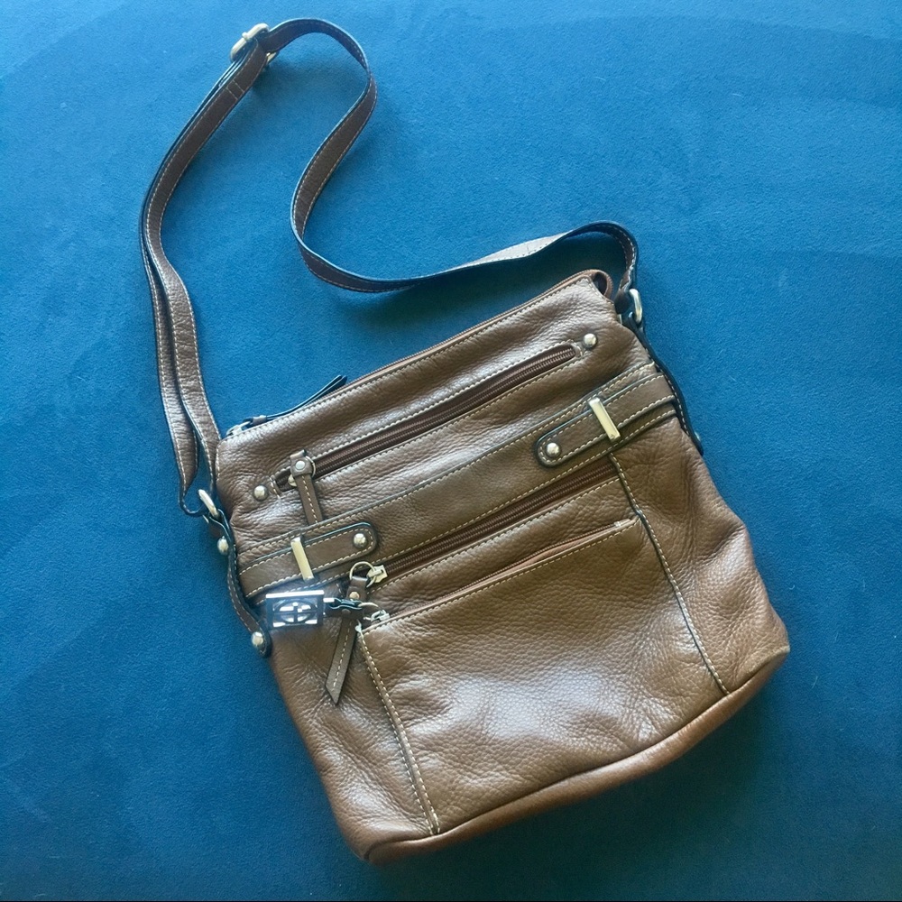 Giani Bernini Leather Crossbody Purse