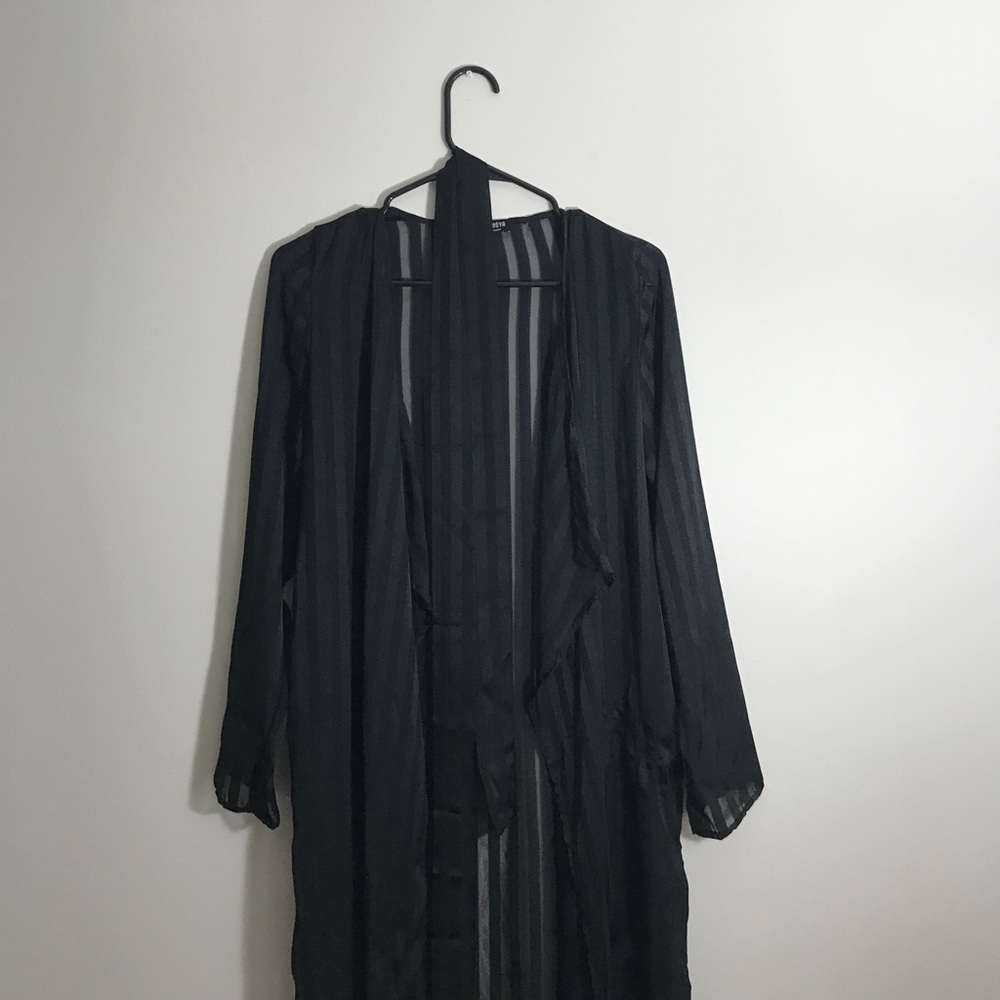 Fashion Nova Pin Stripe Cardigan