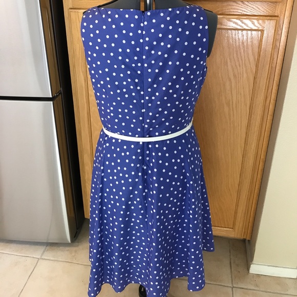 Blue Polka-dot dress - Picture 3 of 4
