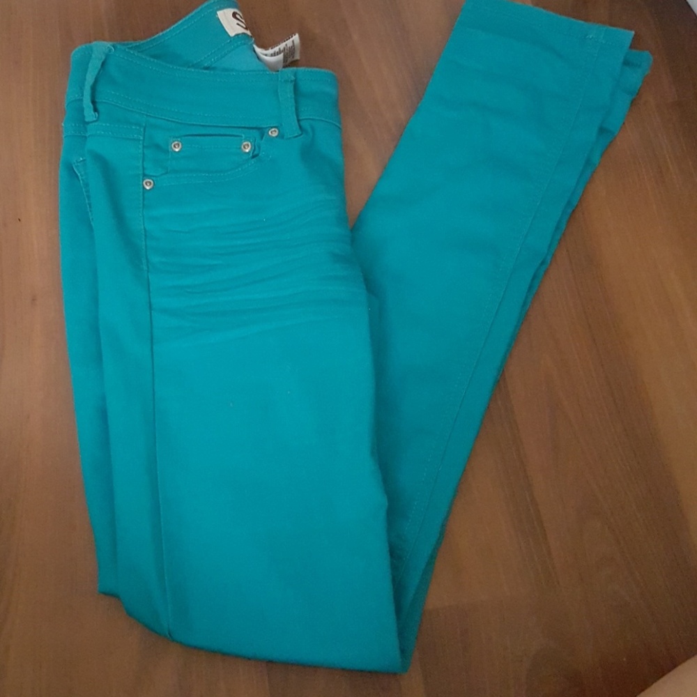 Blue Skinny Pants