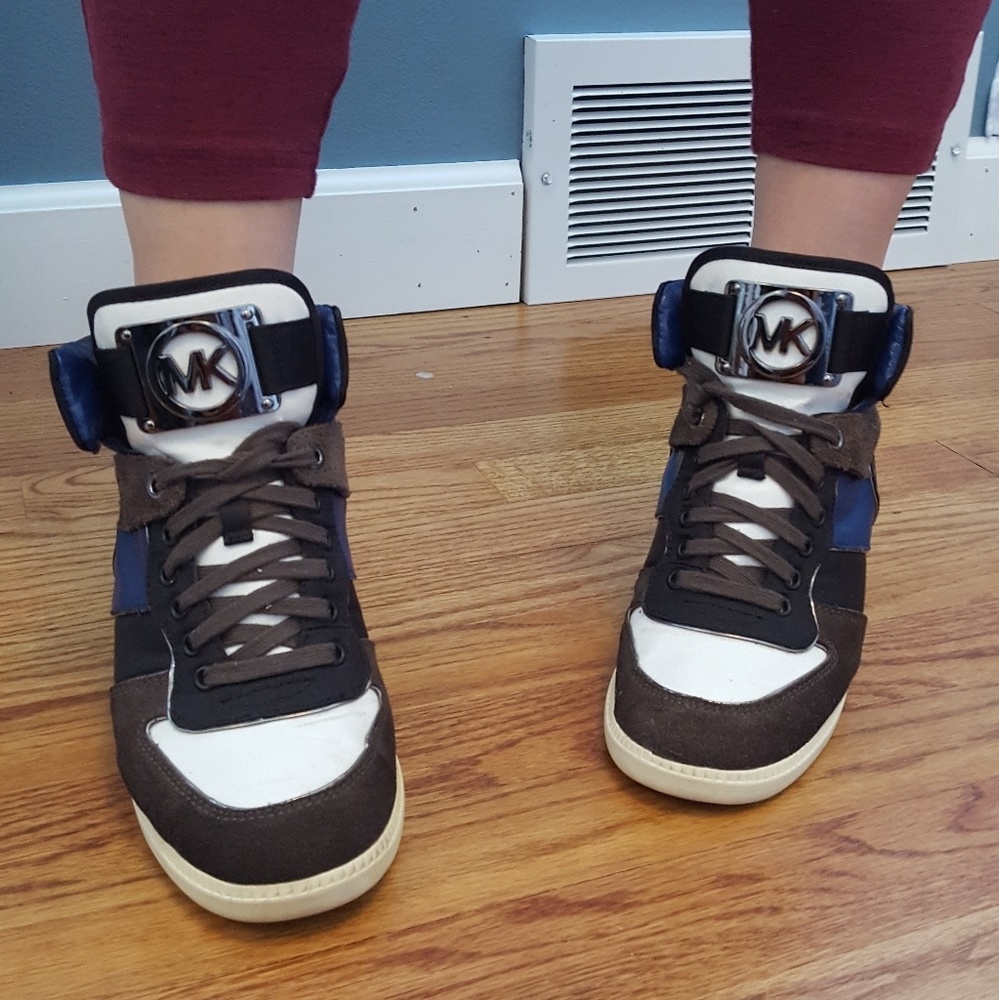 Michael Kors wedge sneakers