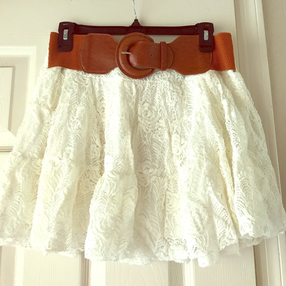 I. Joah white skirt - size large