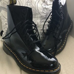 New Dr. Marten 1460 Patent Leather Boots
