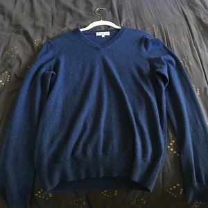 Neiman Marcus MENS Blue Cashmere Sweater
