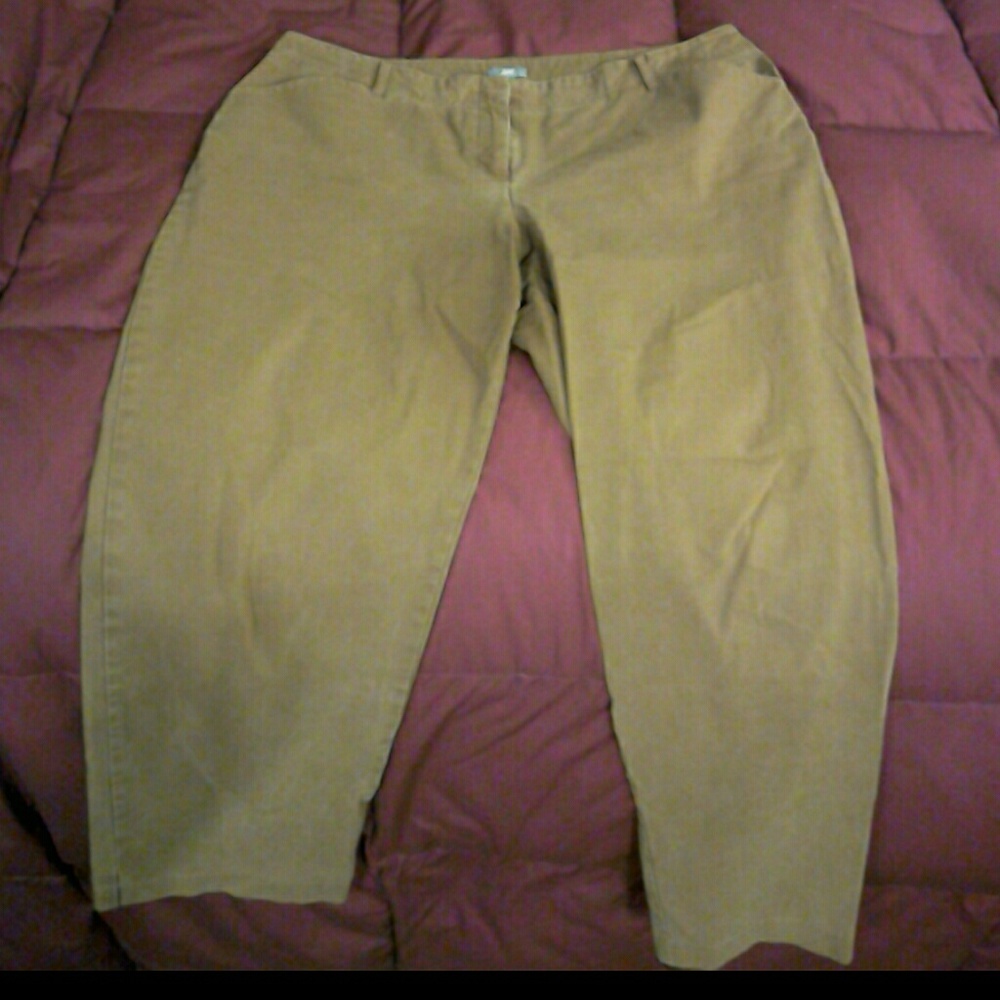 Brown straight leg J. Jill pants