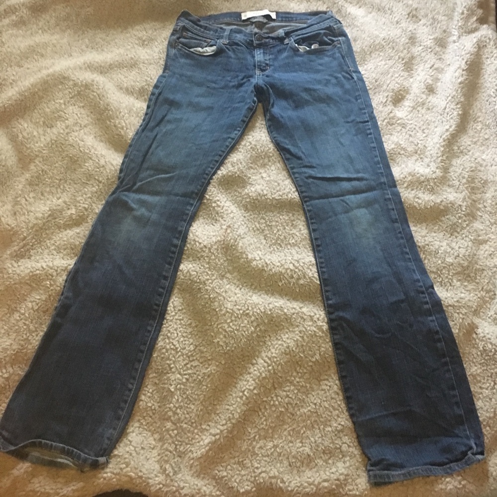 Size 28w 31 L blue ambercrombie & Fitch Jeans