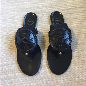 Jack Rogers “Georgica” jelly thong sandal size 8!