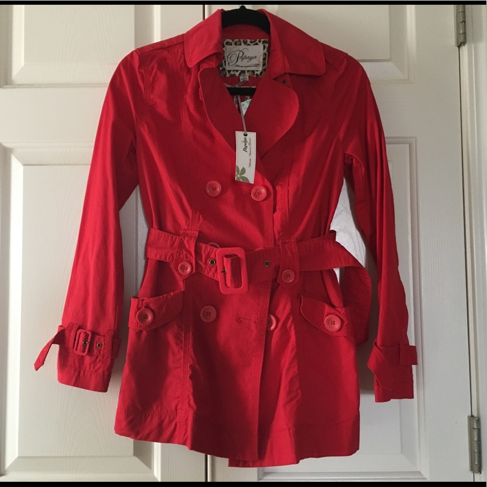NWT Lightweight Ruby Red Jacket- S