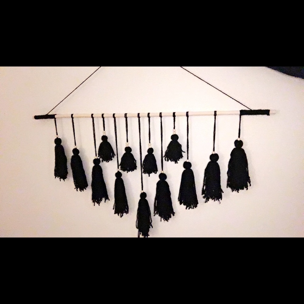 Tassel wall hanging