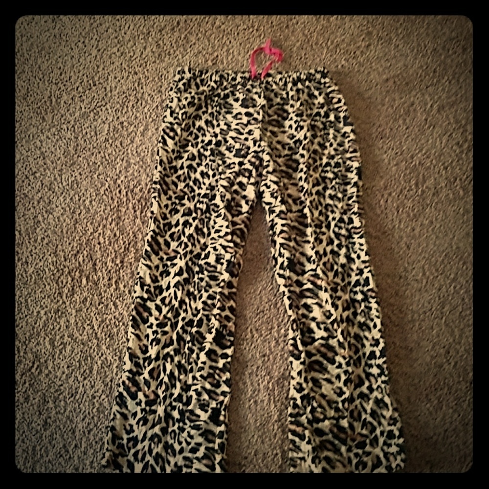 Betsy Johnson Animal Print Pajama Bottoms