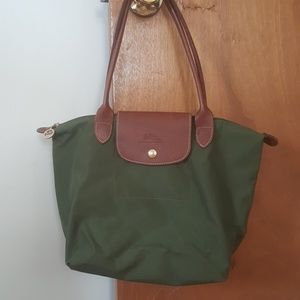 Olive green longchaml bag