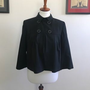 Trendy cropped Laundry black jacket