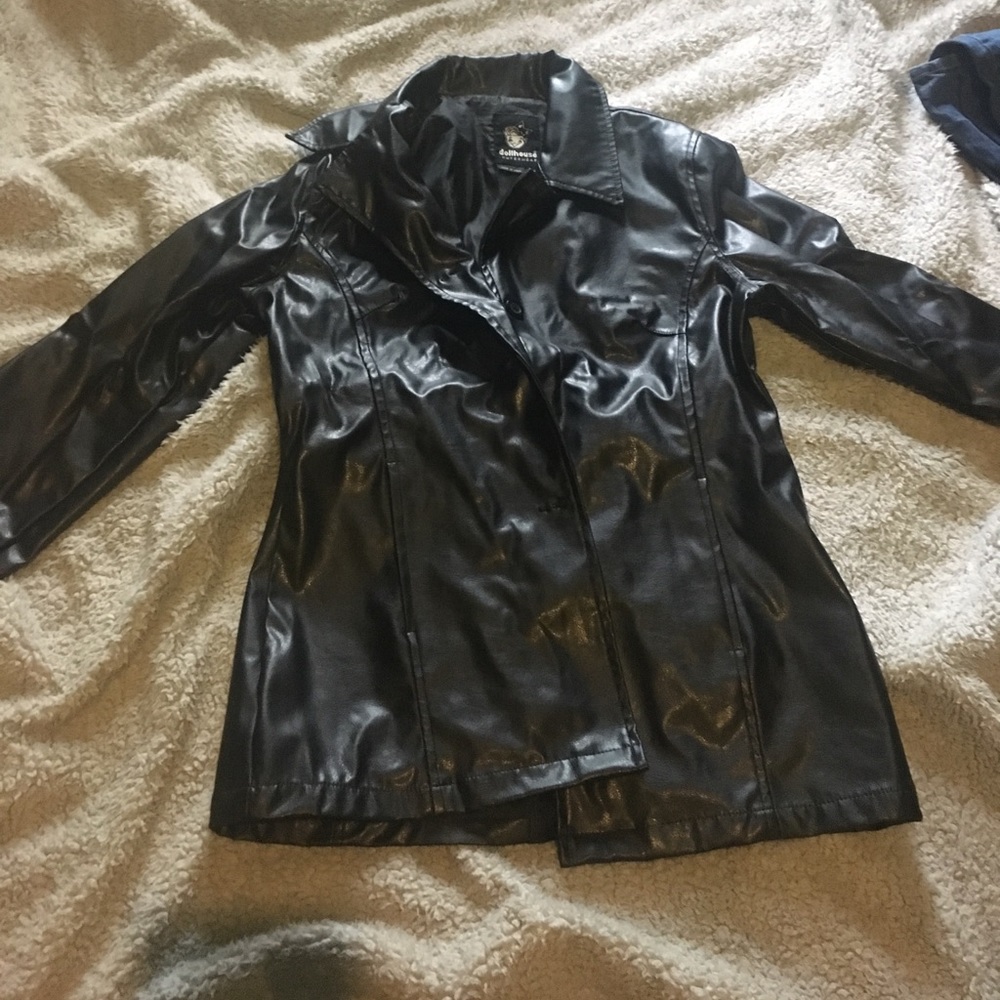 Friends style Faux leather jacket