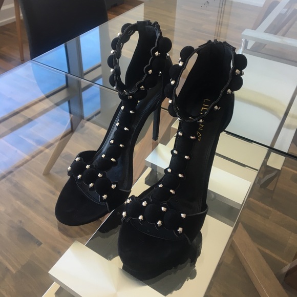 Liliana Shoes - Black Alaia Inspired Sandals