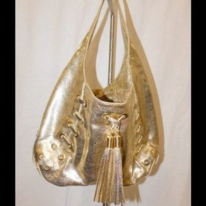 Michael Kors Purse... metallic gold purse