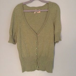 Anthropologie Maeve green sweater