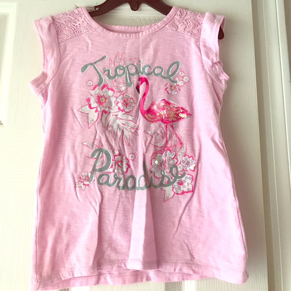 Sonoma girls pink T-shirt. Size 5.