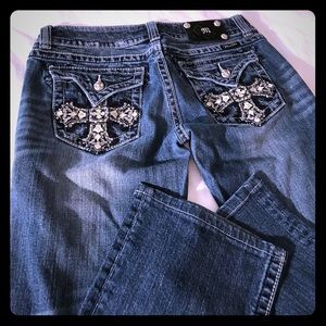 Miss Me Jeans Size 29 Bling Pockets
