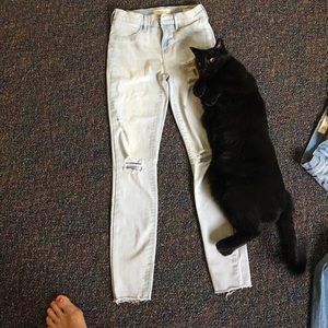 Pacsun white washed mid rise jeans. Size24