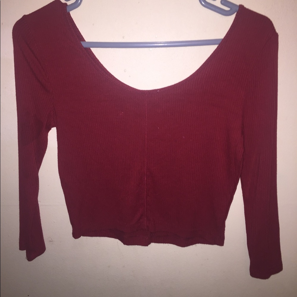 Forever 21 o neck crop top