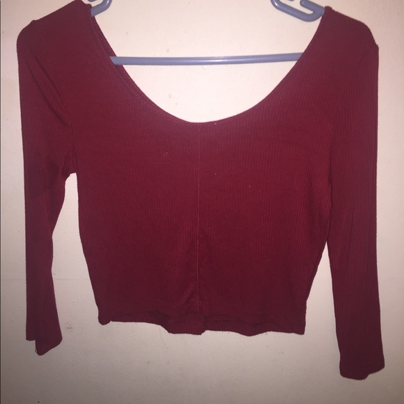 Forever 21 o neck crop top - Picture 1 of 2