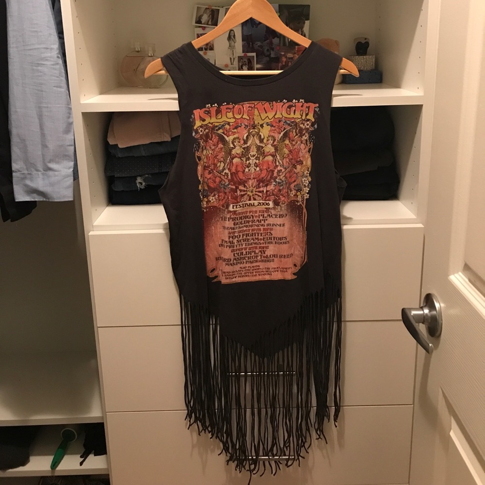 Vintage inspired festival top