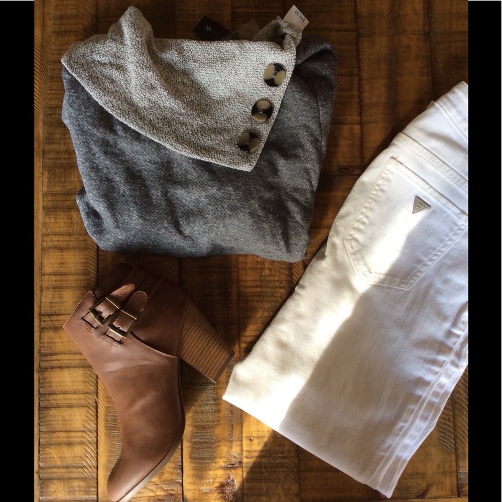 NWT AB Studio sweater poncho