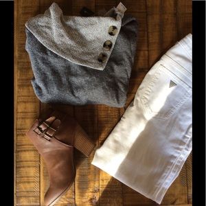 NWT AB Studio sweater poncho