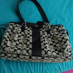 Huge coach bag.