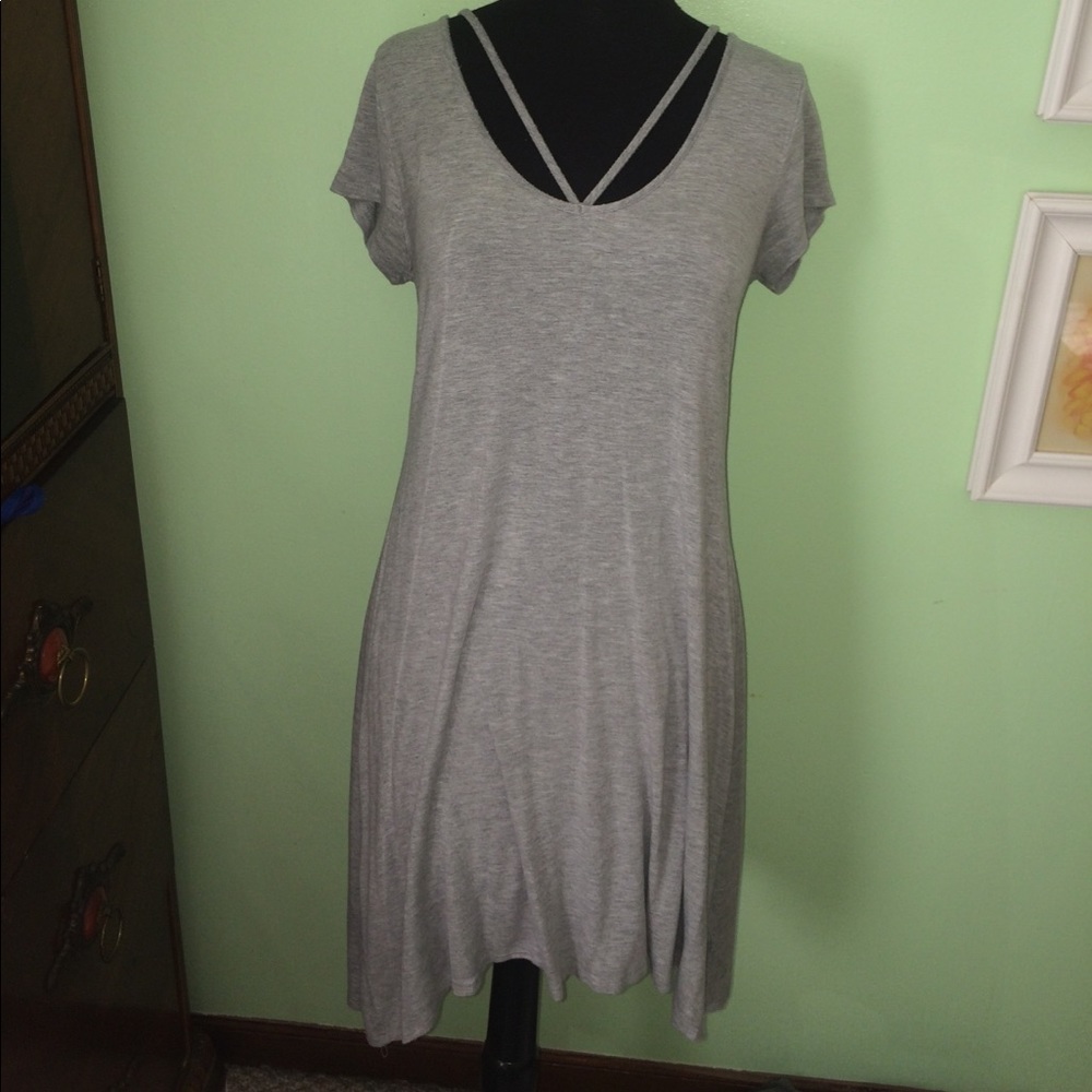 Grey maxi dress