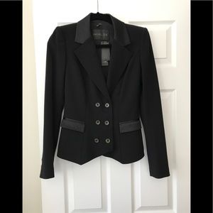 Blazer Rachel Zoe NWT Dark true black crepe Blazer Rachel Zoe NWT Dark true black crepe