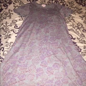 Lularoe Carly XXS Disney Roses unicorn