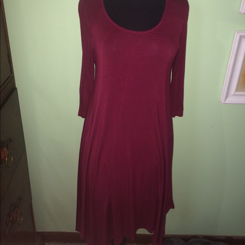 Garnet maxi dress