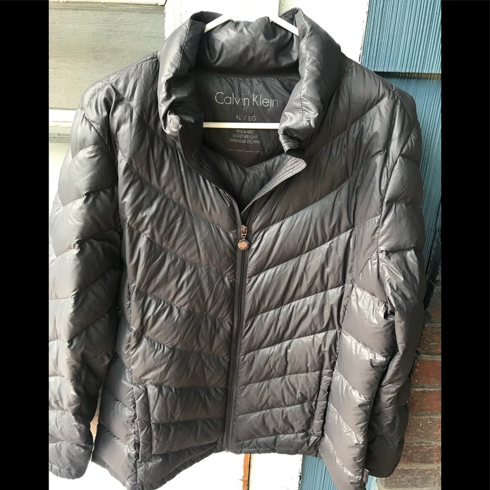 Calvin Klein Lightweight Down Coat!