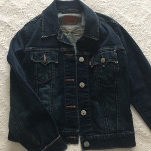 Levi's dark denim jacket