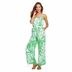 Brand New Lilly for Target Green Palm Jumpsuit
