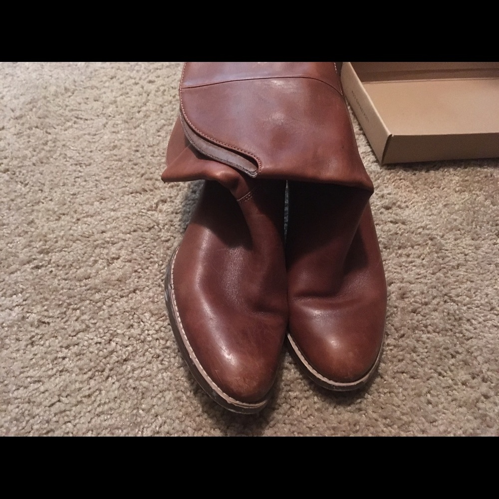 Cognac color boots