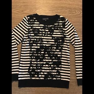 Floral pattern sweater