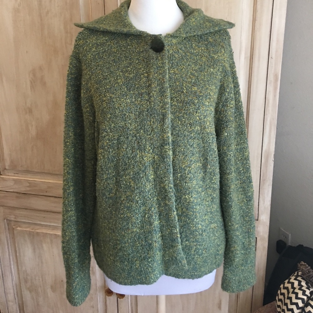 Jillian Jones Woman Green Sweater Sz 1X