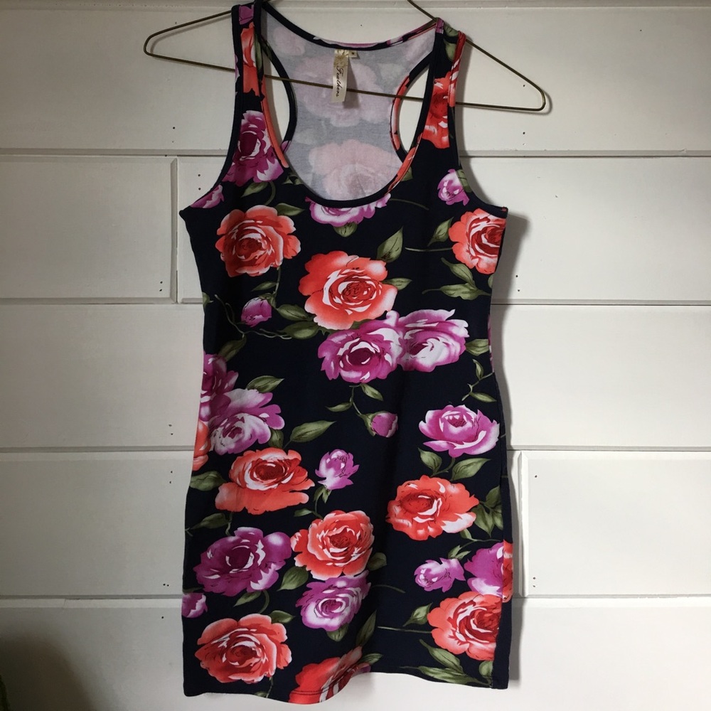 Floral Body Con Dress