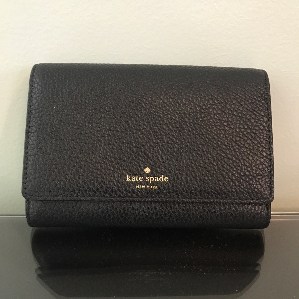 Kate Spade Black Leather Wallet