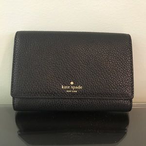 Kate Spade Black Leather Wallet