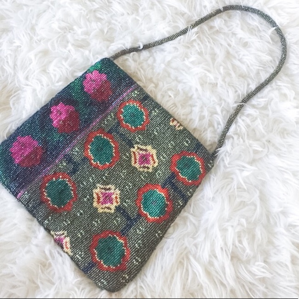 VINTAGE BEADED BAG