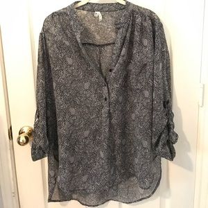 Sheer women’s dressy top