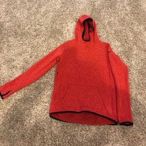 Red Nike sweatshirt. Lightly used, great condition