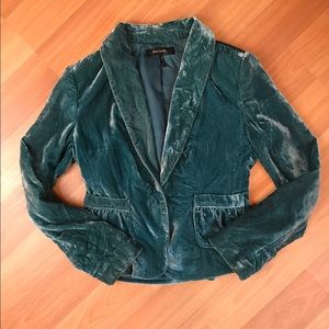 Daisy Fuentes Petites turquoise velour velvet